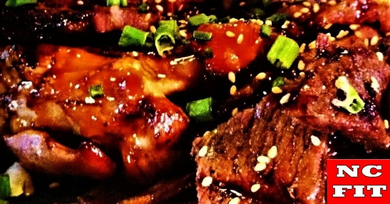 Beef Teriyaki salade