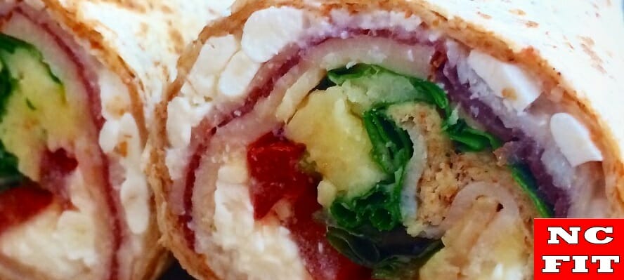 Volkoren wraps met kip & cottage cheese